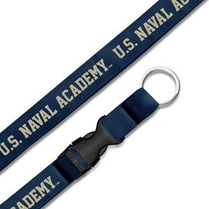 US Naval Academy Military Woven Lanyard